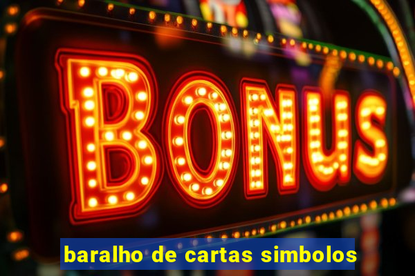 baralho de cartas simbolos